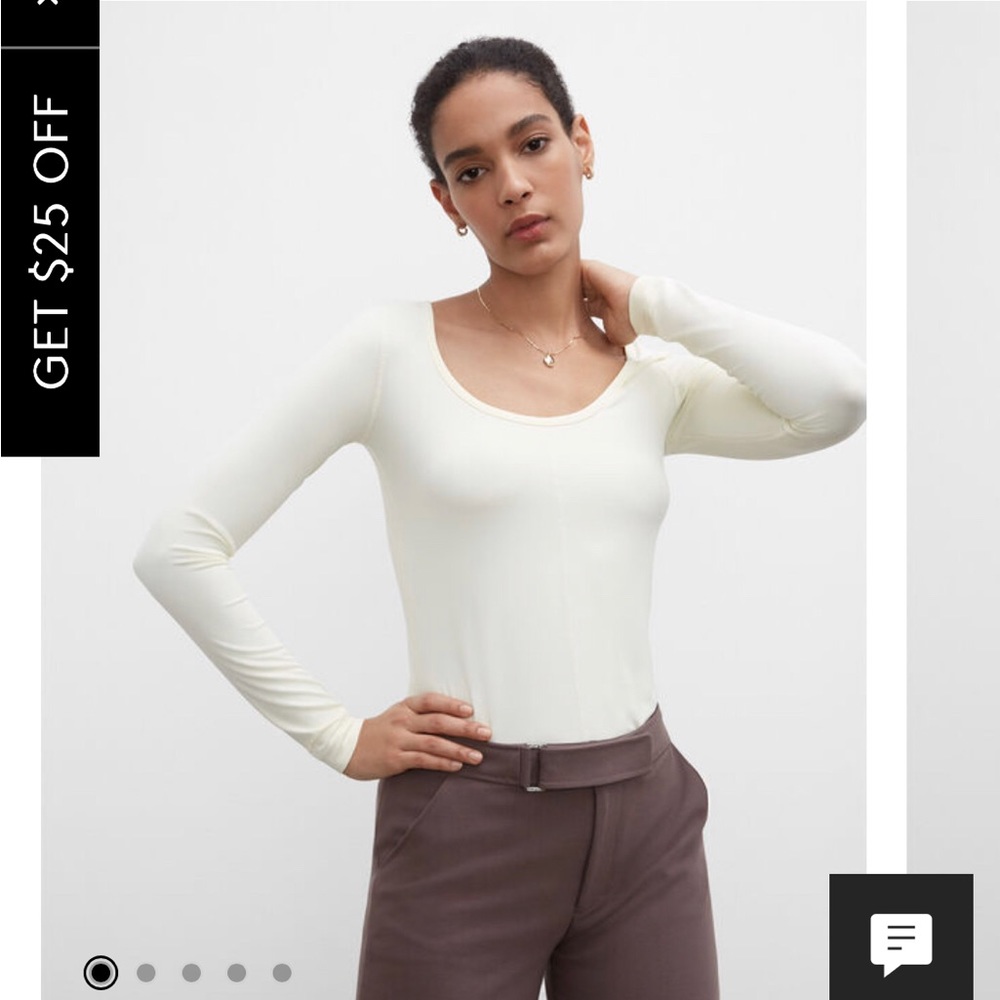 Club Monaco Luxe Ballerina Top sz XS